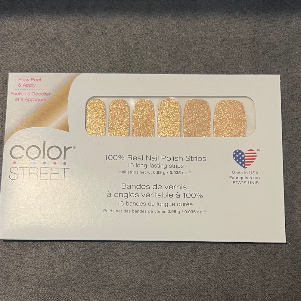 Color Street Mojave Gold Nail Strips